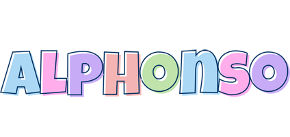 Alphonso pastel logo