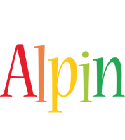Alpin birthday logo