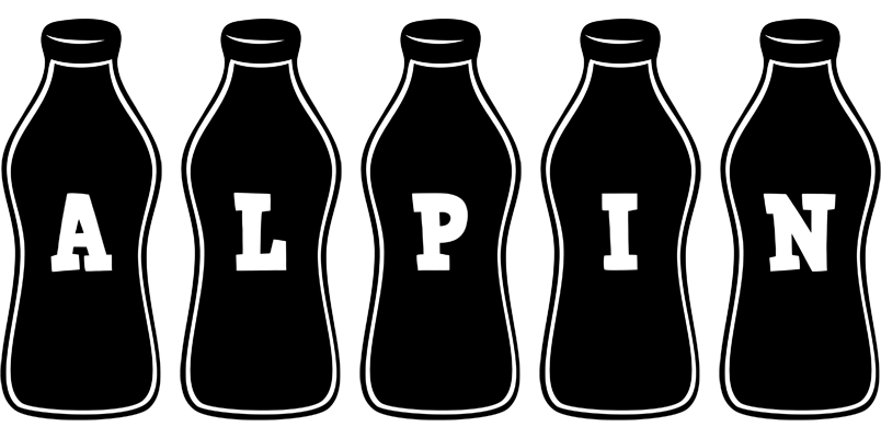 Alpin bottle logo