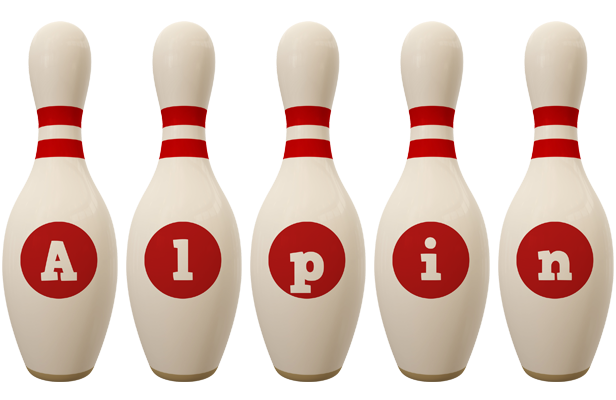 Alpin bowling-pin logo