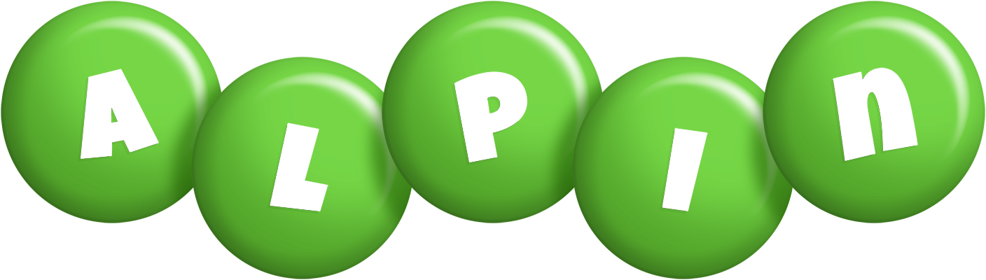 Alpin candy-green logo