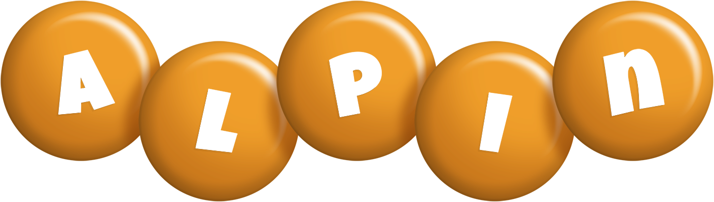 Alpin candy-orange logo