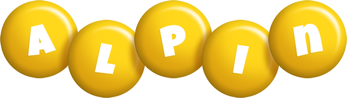 Alpin candy-yellow logo