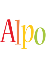 Alpo birthday logo