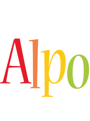 Alpo birthday logo