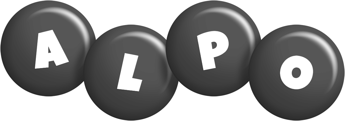 Alpo candy-black logo