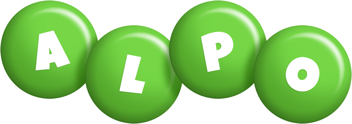 Alpo candy-green logo