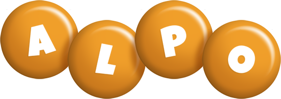 Alpo candy-orange logo