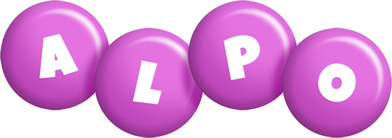 Alpo candy-purple logo