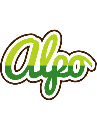 Alpo golfing logo