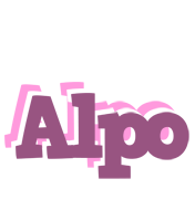 Alpo relaxing logo