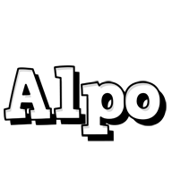 Alpo snowing logo