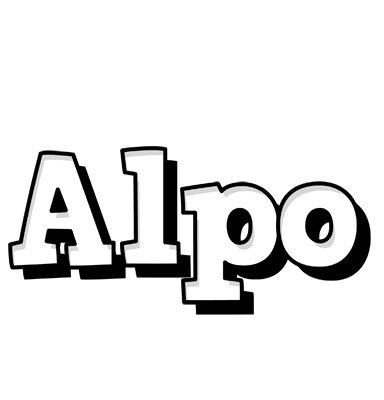 Alpo snowing logo