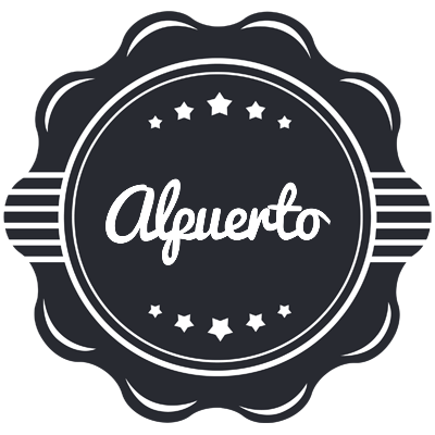 Alpuerto badge logo