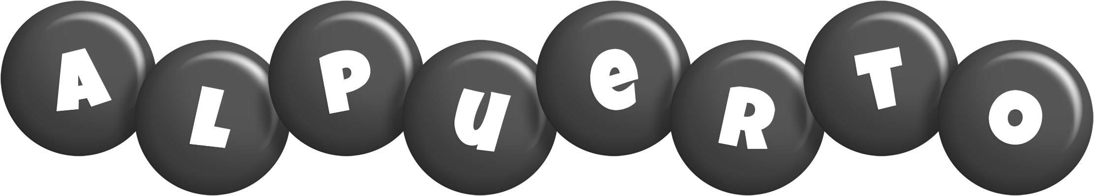 Alpuerto candy-black logo