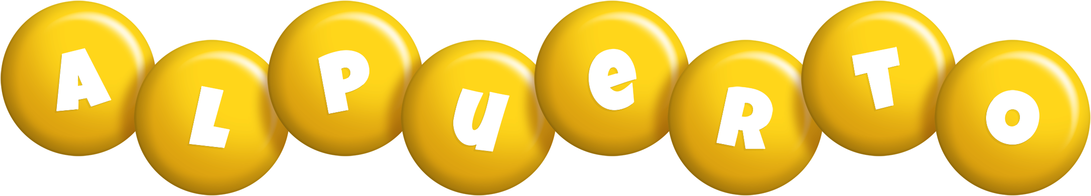Alpuerto candy-yellow logo