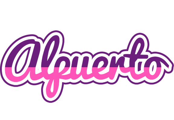Alpuerto cheerful logo