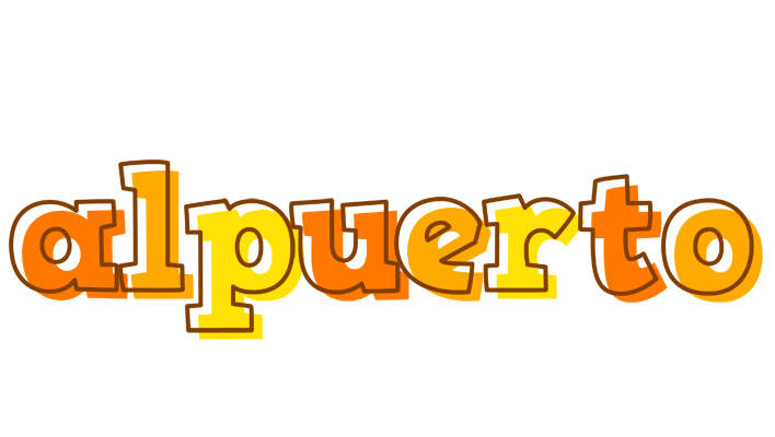 Alpuerto desert logo