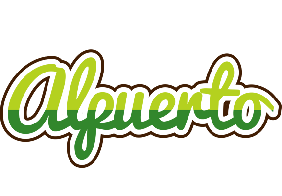 Alpuerto golfing logo