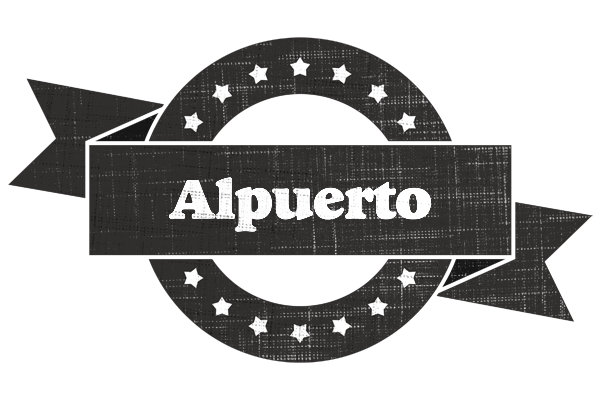 Alpuerto grunge logo