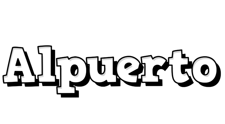 Alpuerto snowing logo