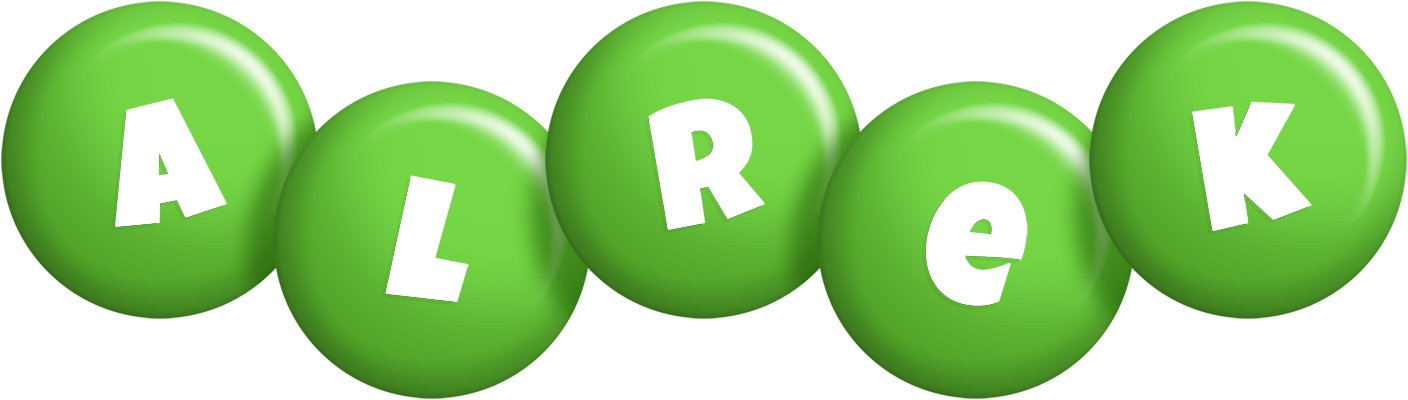 Alrek candy-green logo