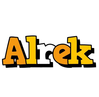 Alrek cartoon logo