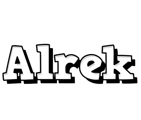 Alrek snowing logo