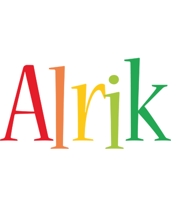 Alrik birthday logo