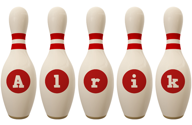Alrik bowling-pin logo