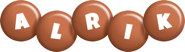 Alrik candy-brown logo