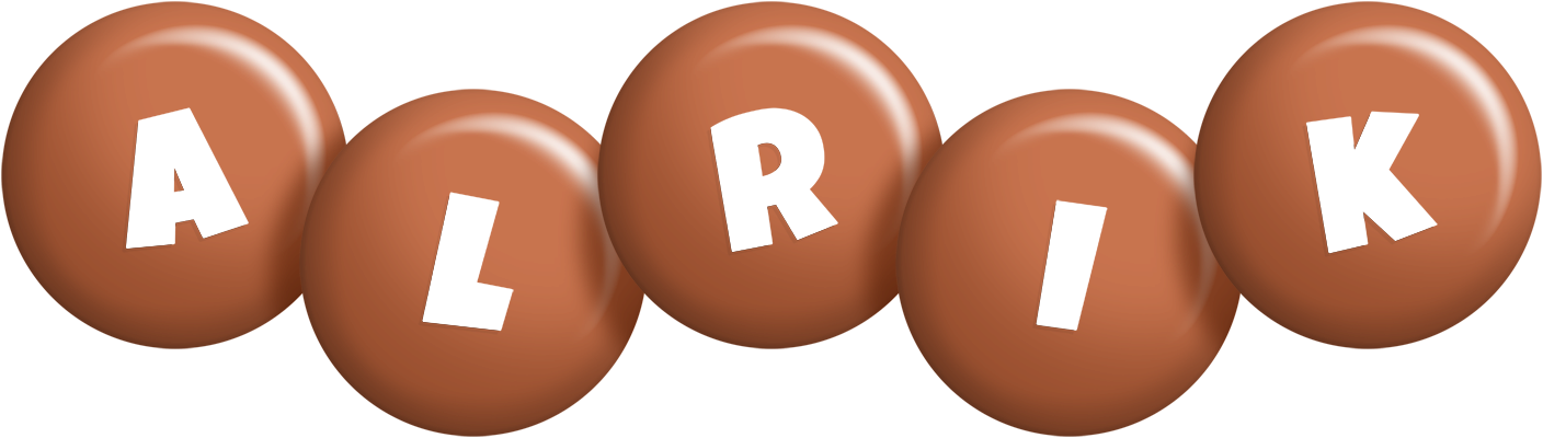 Alrik candy-brown logo