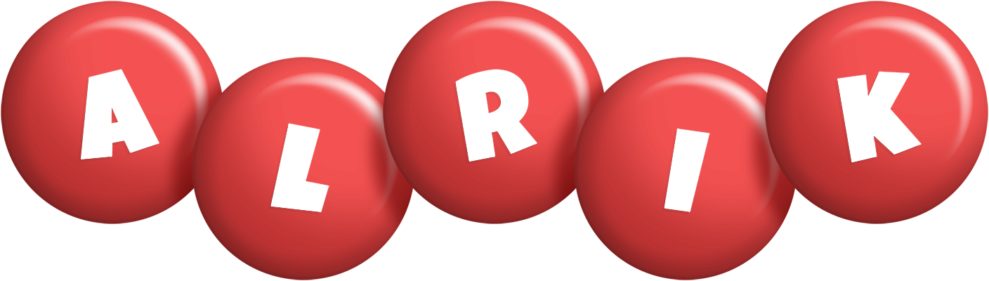 Alrik candy-red logo