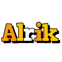 Alrik cartoon logo