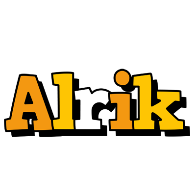 Alrik cartoon logo