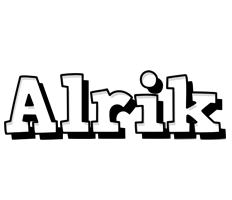 Alrik snowing logo