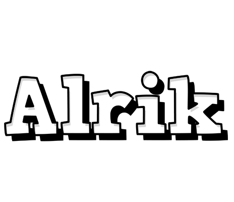 Alrik snowing logo