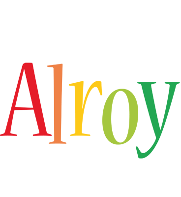 Alroy birthday logo