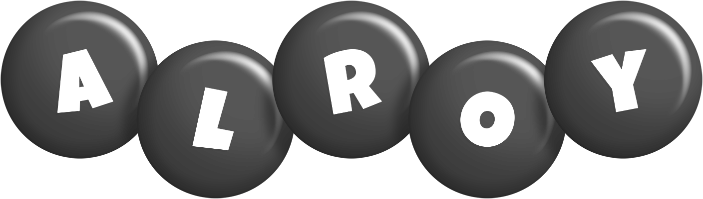 Alroy candy-black logo
