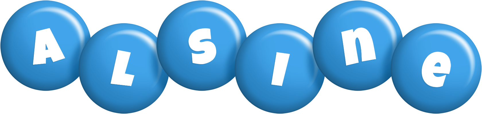 Alsine candy-blue logo