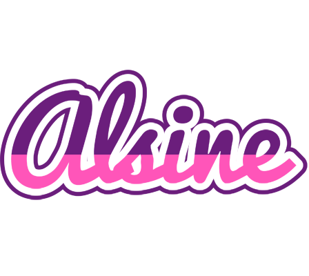 Alsine cheerful logo