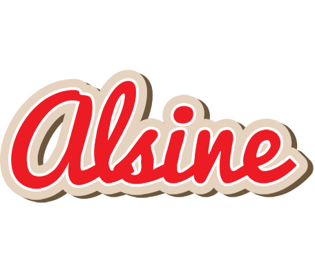 Alsine chocolate logo