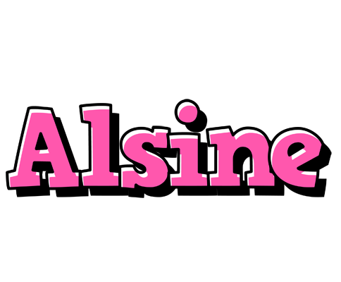 Alsine girlish logo