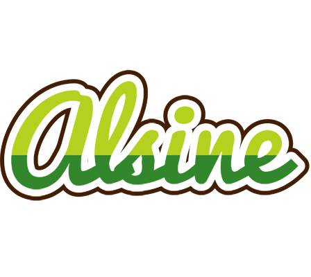 Alsine golfing logo