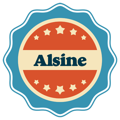 Alsine labels logo