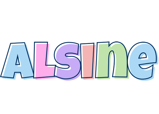 Alsine pastel logo