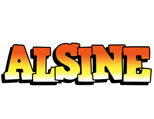 Alsine sunset logo