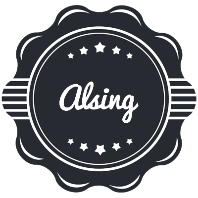 Alsing badge logo