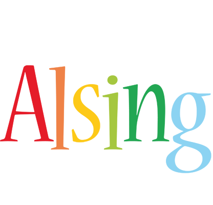 Alsing birthday logo