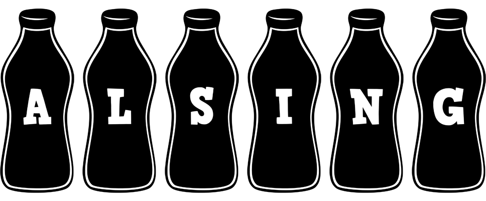 Alsing bottle logo